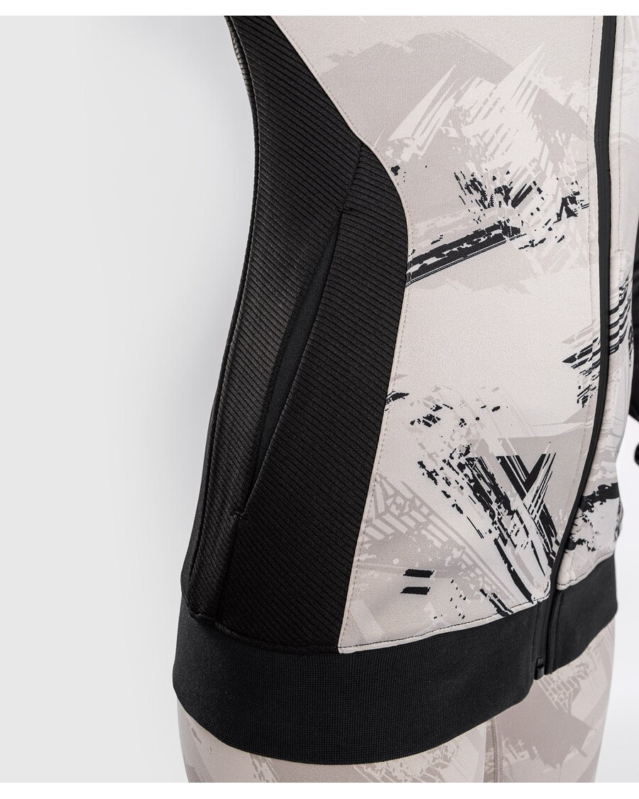 UFC ヴェナム オーセンティック ファイト ウィーク 2.0 ウィメンズ ジップ パーカー - ブラック/サンド