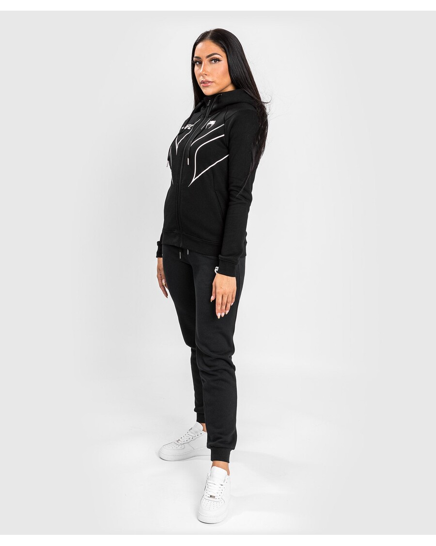 UFC Venum Fight Night 2.0 Replica Women's Full Zip Hoodie - Black