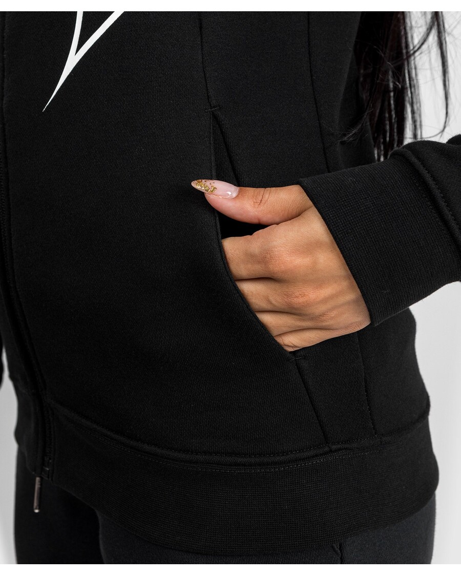 UFC Venum Fight Night 2.0 Replica Women's Full Zip Hoodie - Black