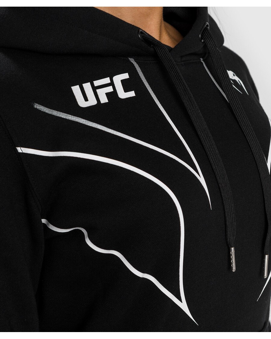Hoodie Wanita Replika UFC Venum Fight Night 2.0 - Hitam