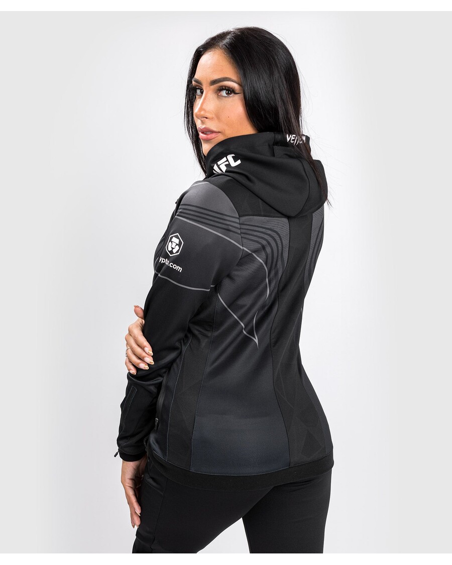 UFC Venum Authentic Fight Night 2.0 Women's Walkout Hoodie - Black