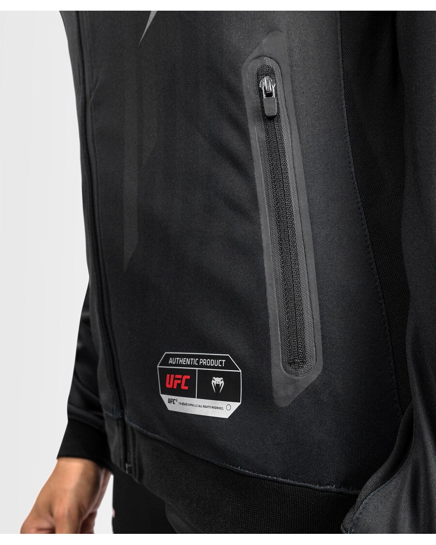 UFC Venum Authentic Fight Night 2.0 Women's Walkout Hoodie - Black