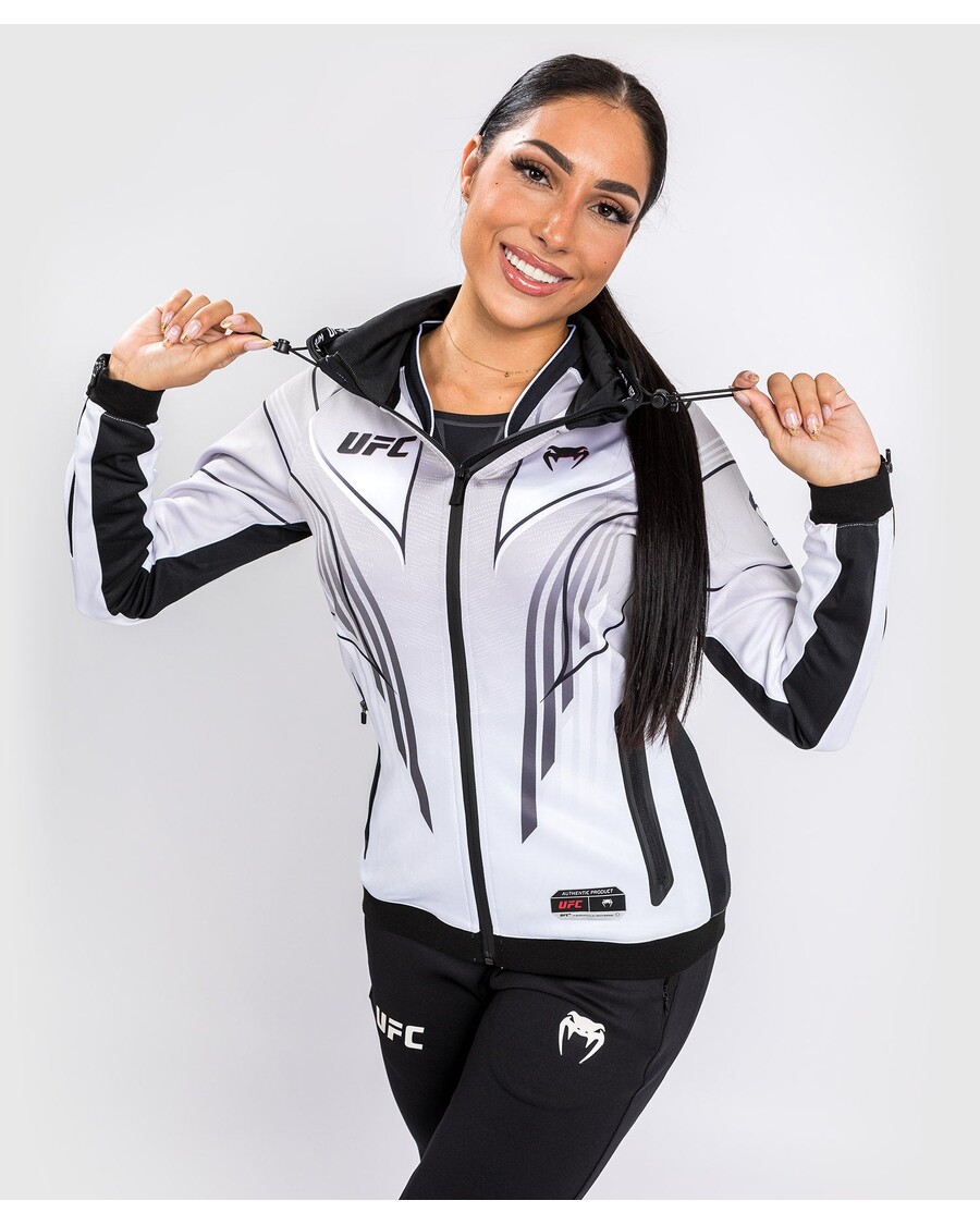 Ufc Venum Authenticfight Night 2.0 Kit By Venum Walkout Hoodie Wanita - Putih