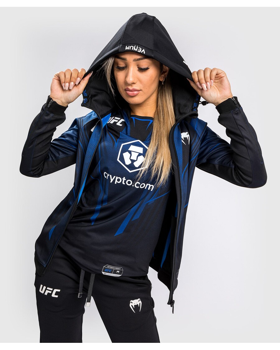 Ufc Authentic Fight Night 2.0 Kit By Venum Women's Walkout Hoodie - Midnight Edition