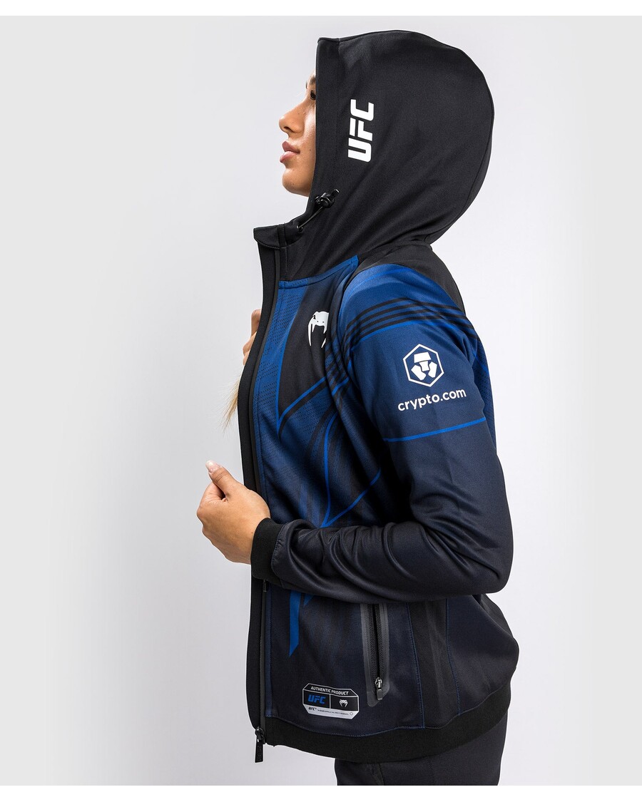 Ufc Authentic Fight Night 2.0 Kit By Venum Women's Walkout Hoodie - Midnight Edition