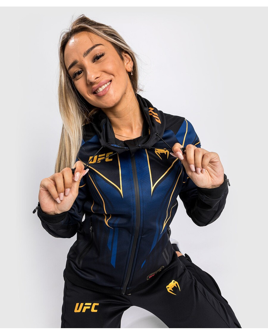 Ufc Authentic Fight Night 2.0 Kit By Venum Women's Walkout Hoodie - Midnight Edition - Champion