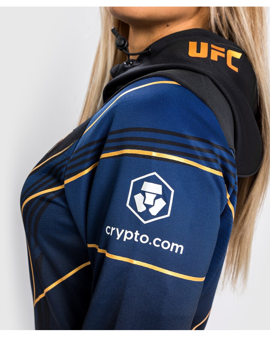 Ufc Authentic Fight Night 2.0 Kit By Venum Women's Walkout Hoodie - Midnight Edition - Champion