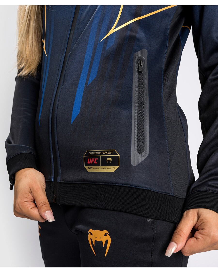 Ufc Authentic Fight Night 2.0 Kit By Venum Women's Walkout Hoodie - Midnight Edition - Champion