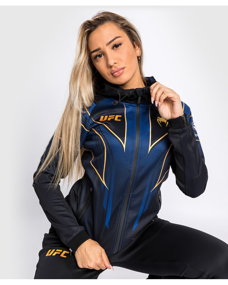 Ufc Authenticfight Night 2.0 Kit By Venum Walkout Hoodie Wanita - Edisi Tengah Malam - Juara