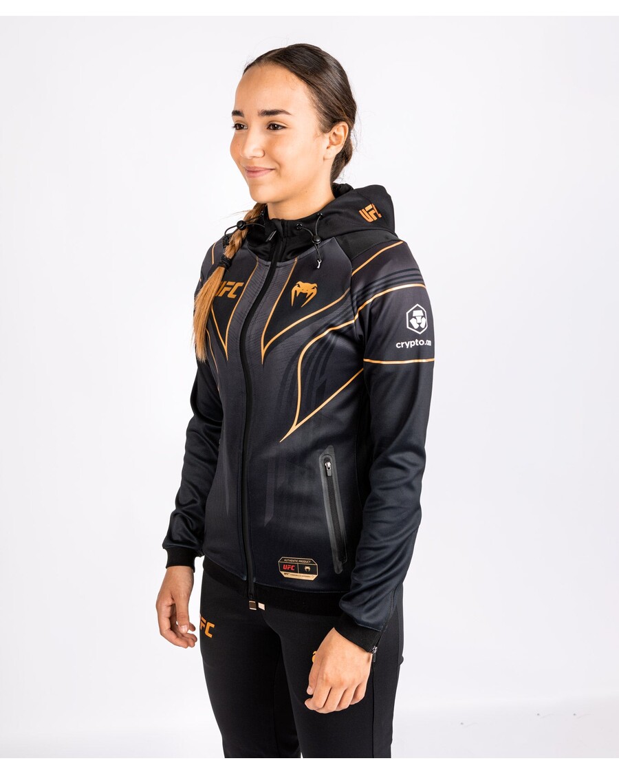 UFC VENUM パーソナライズされたオーセンティック ファイト ナイト 2.0 ウィメンズ ウォークアウト パーカー - チャンピオン
