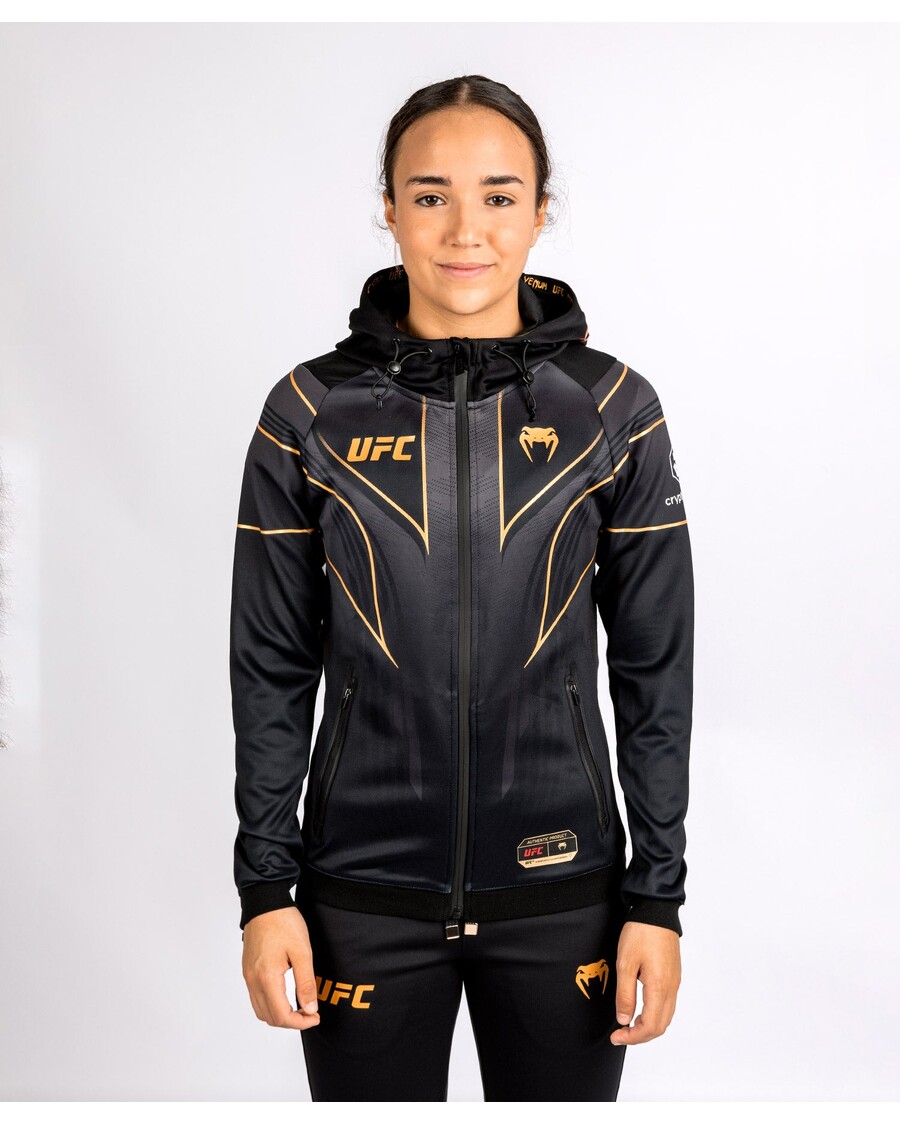 UFC VENUM パーソナライズされたオーセンティック ファイト ナイト 2.0 ウィメンズ ウォークアウト パーカー - チャンピオン