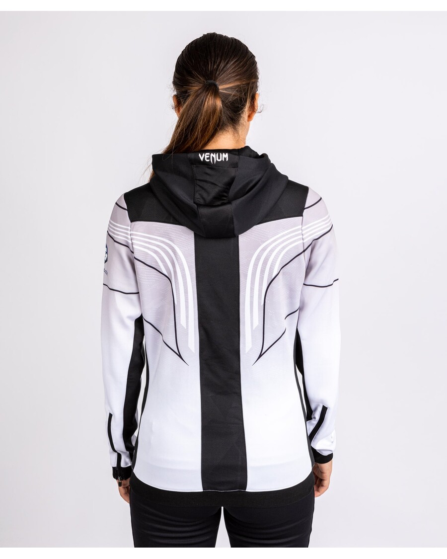 UFC VENUM パーソナライズされたオーセンティック ファイト ナイト 2.0 ウィメンズ ウォークアウト パーカー - ホワイト