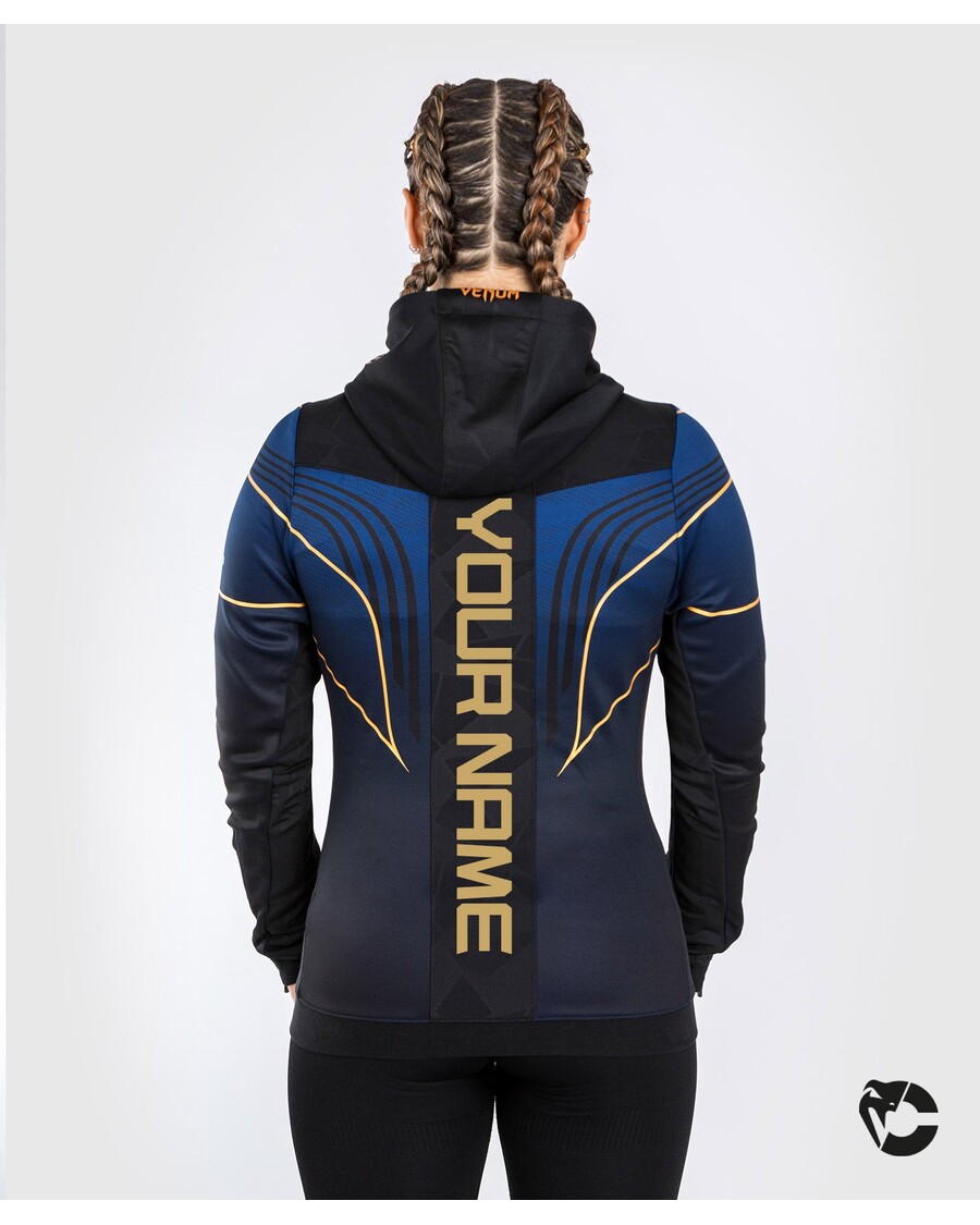 Ufc Venum Personalisasi Otentik Pertarungan Malam 2.0 Kit Oleh Venum Walkout Hoodie Wanita - Edisi Tengah Malam - Juara