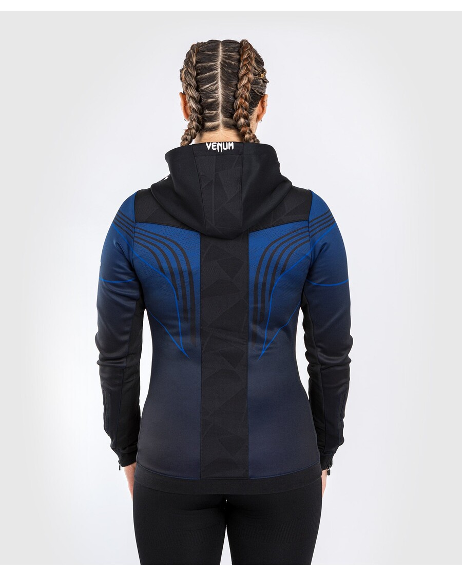 UFC Venum パーソナライズされたオーセンティック ファイト ナイト 2.0 キット By Venum レディース ウォークアウト パーカー - ミッドナイト エディション