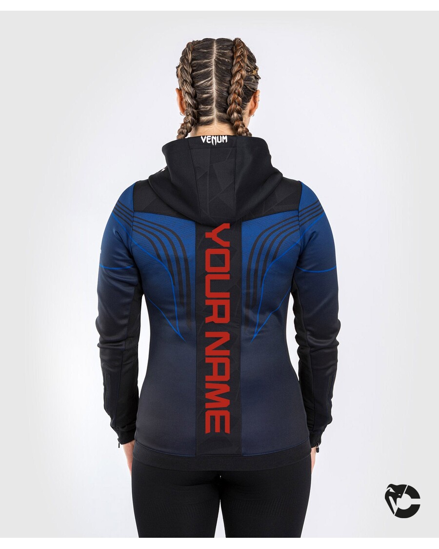 Ufc Venum Personalisasi Otentik Pertarungan Malam 2.0 Kit Oleh Venum Walkout Hoodie Wanita - Edisi Tengah Malam