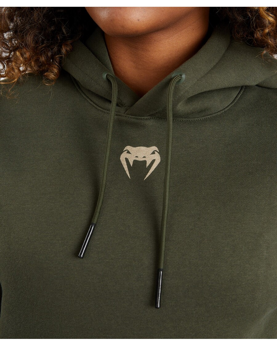 سترة بغطاء للرأس للسيدات من UFC Adrenaline By Venum Fight Week - كاكي