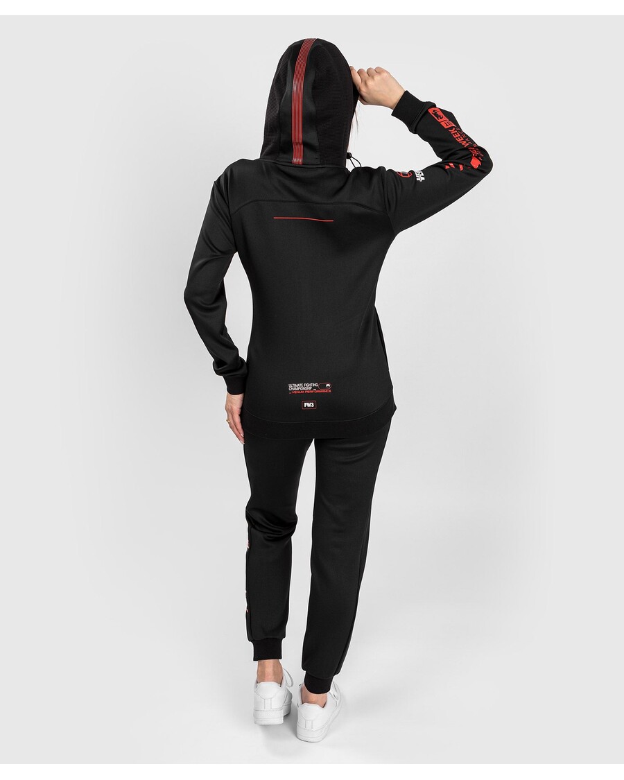 UFC アドレナリン バイ ヴェナム ファイト ウィーク レディース ジップ パーカー - ブラック