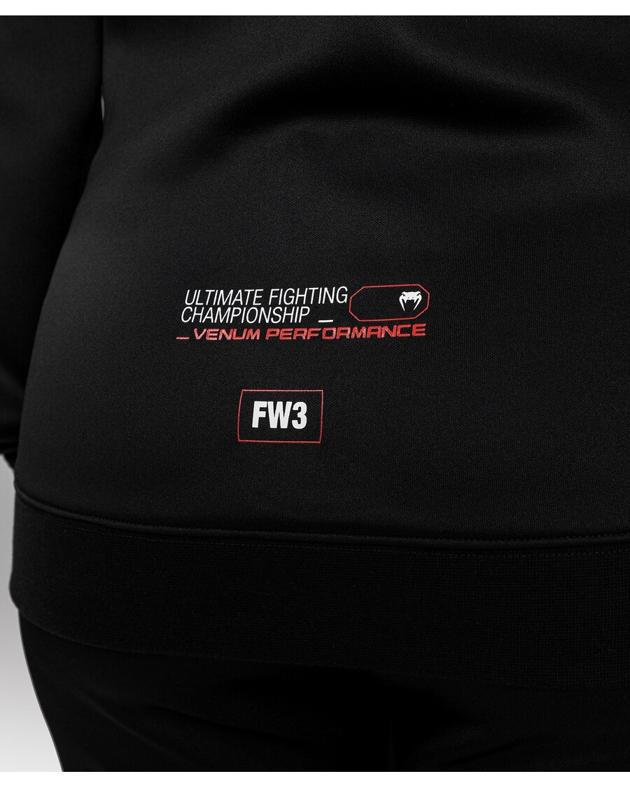 UFC アドレナリン バイ ヴェナム ファイト ウィーク レディース ジップ パーカー - ブラック
