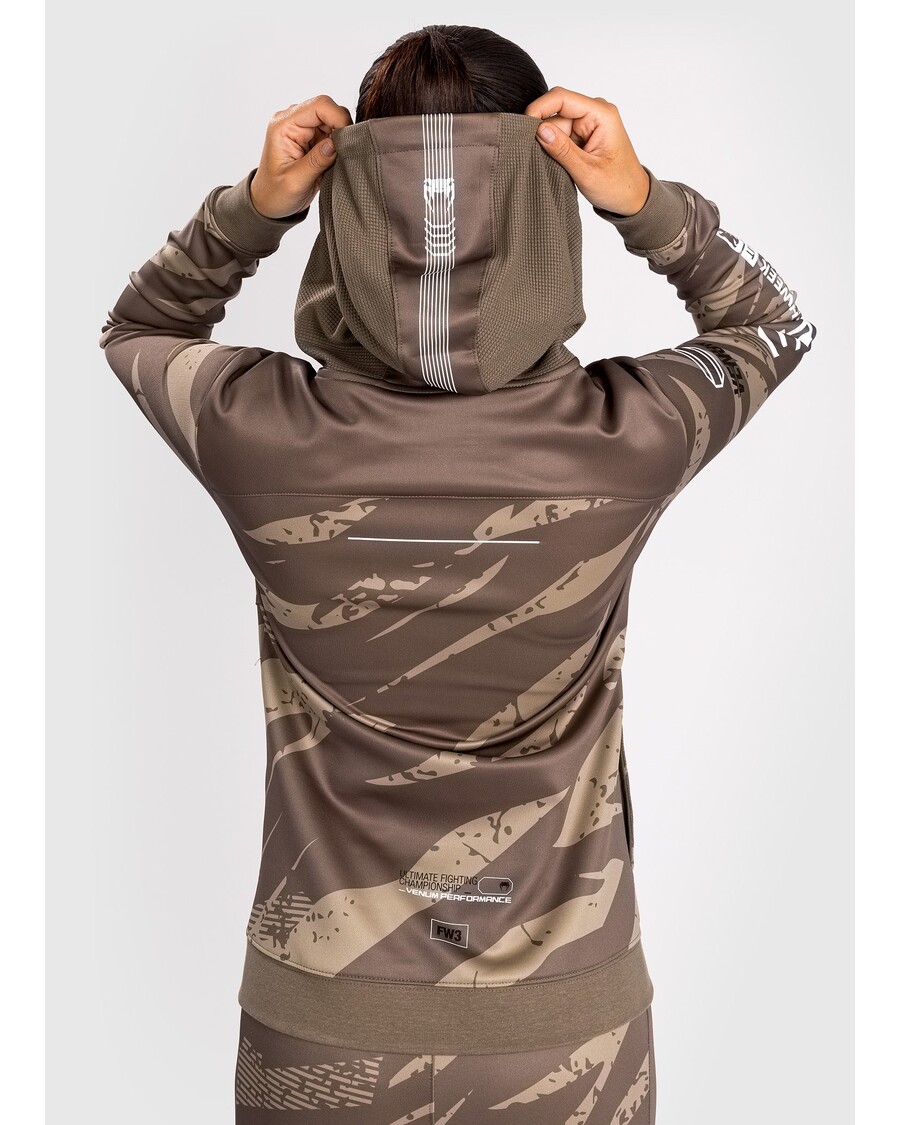 UFC Adrenaline by Venum Fight Week Women’s Zip Hoodie - Desert Camo