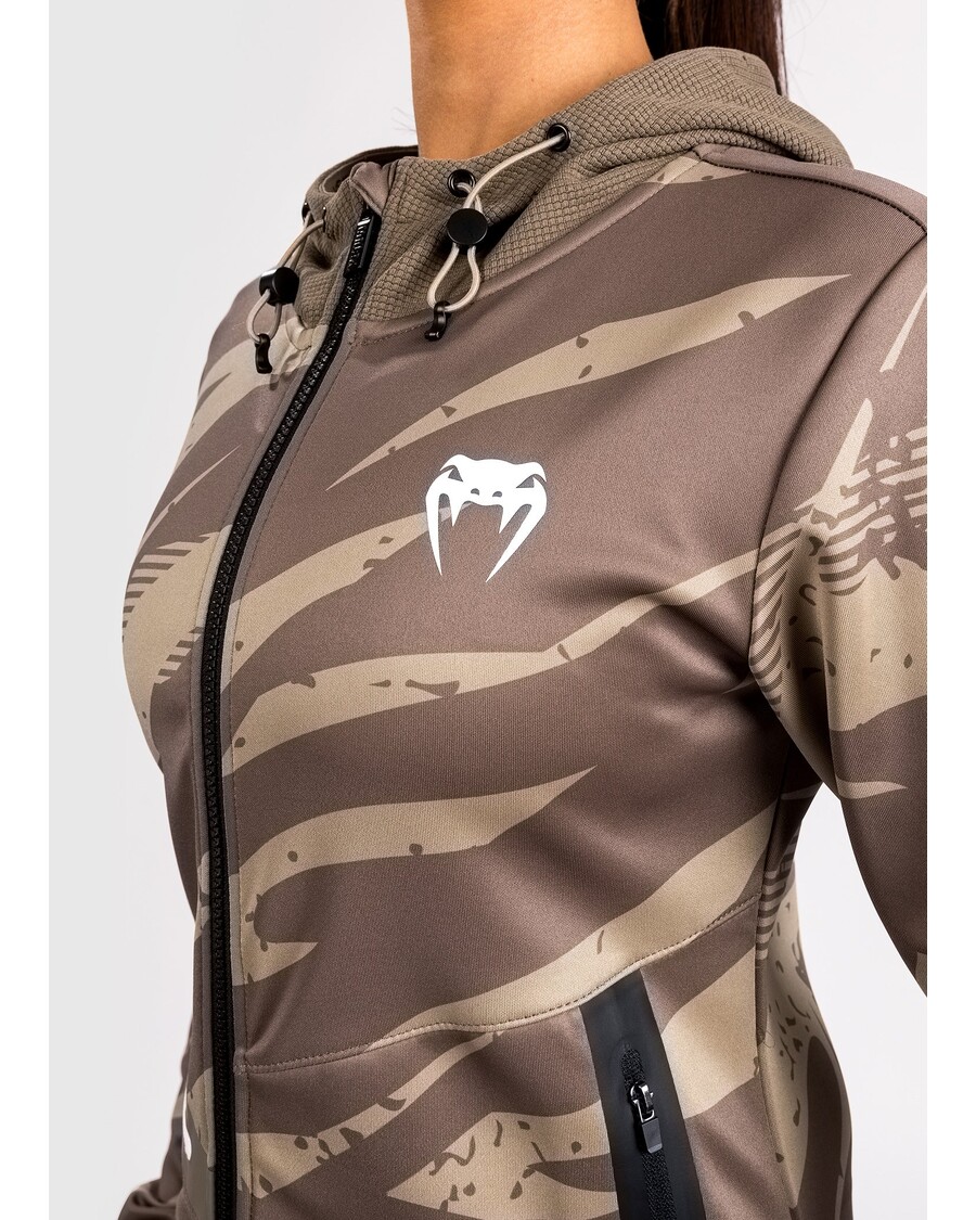 UFC Adrenaline by Venum Fight Week Women’s Zip Hoodie - Desert Camo