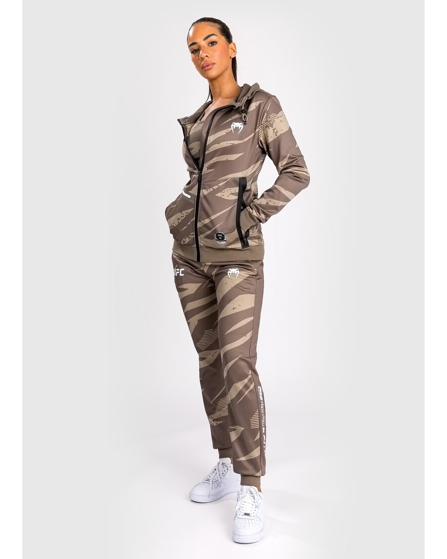 UFC Adrenaline by Venum Fight Week Women’s Zip Hoodie - Desert Camo