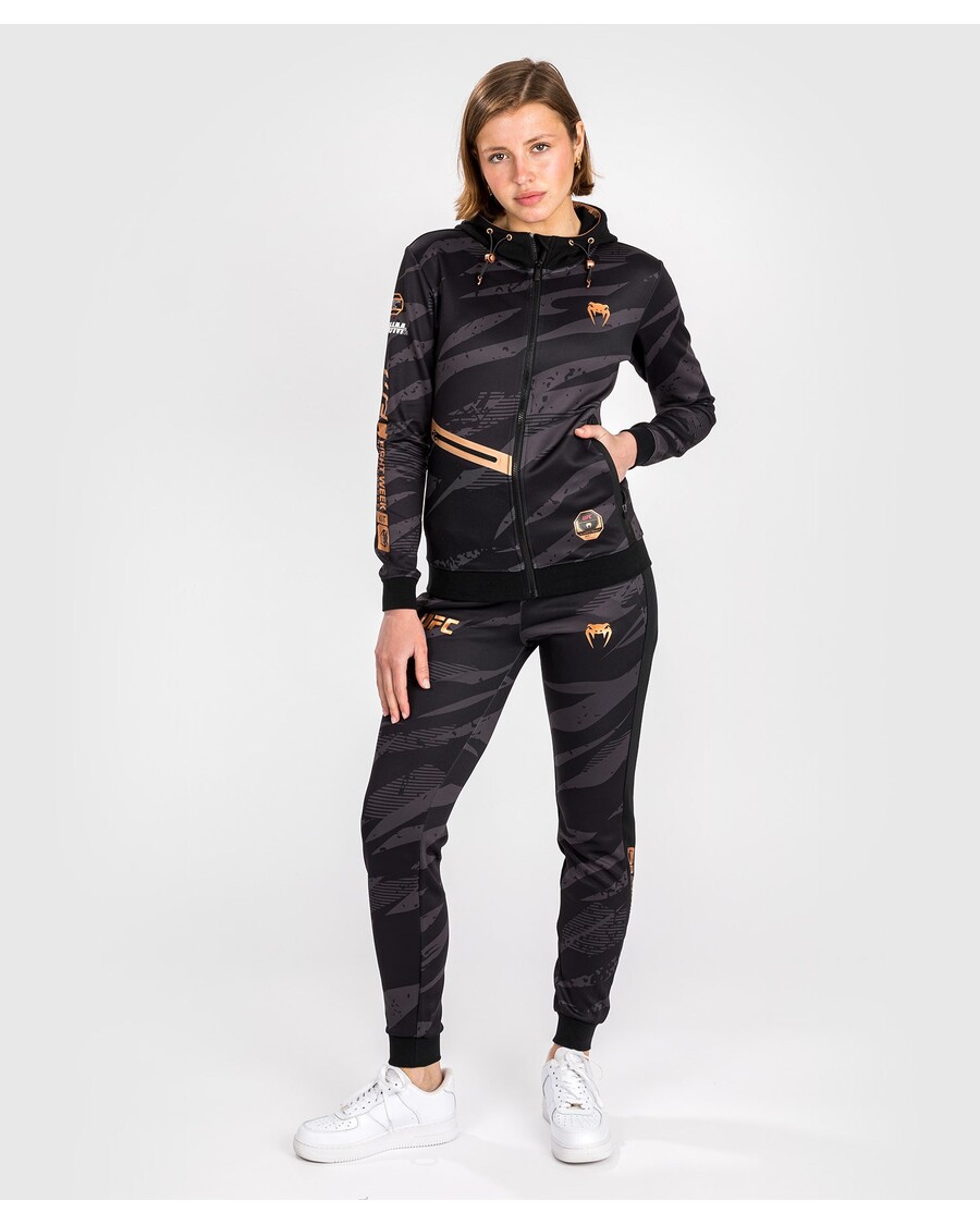 UFC アドレナリン バイ ヴェナム ファイト ウィーク ウィメンズ ジップ パーカー - アーバン カモフラージュ