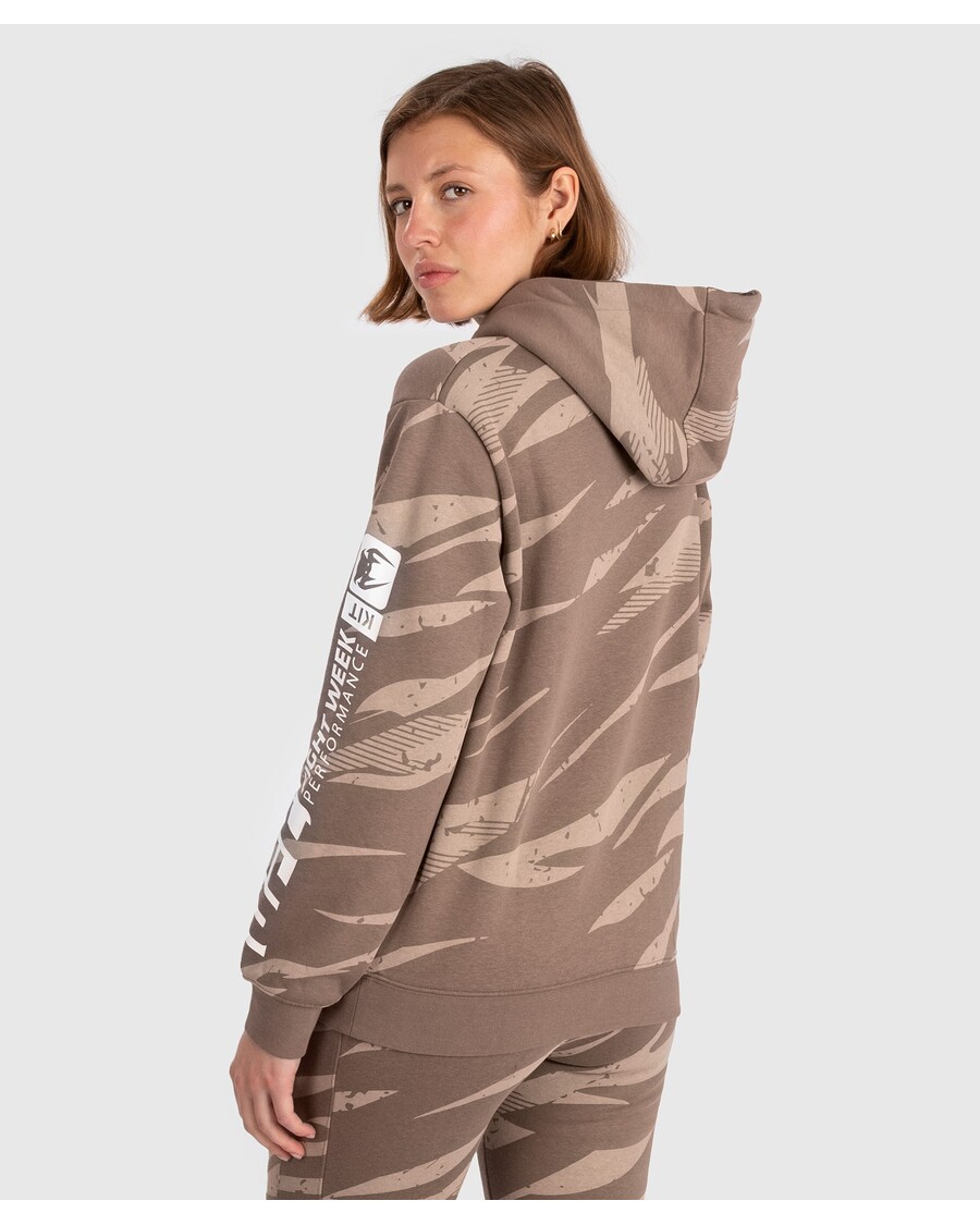 UFC Adrenalin Von Venum Fight Week Damen-Pullover-Kapuzenpullover – Desert Camo