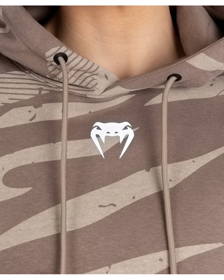 UFC Adrenalin Von Venum Fight Week Damen-Pullover-Kapuzenpullover – Desert Camo