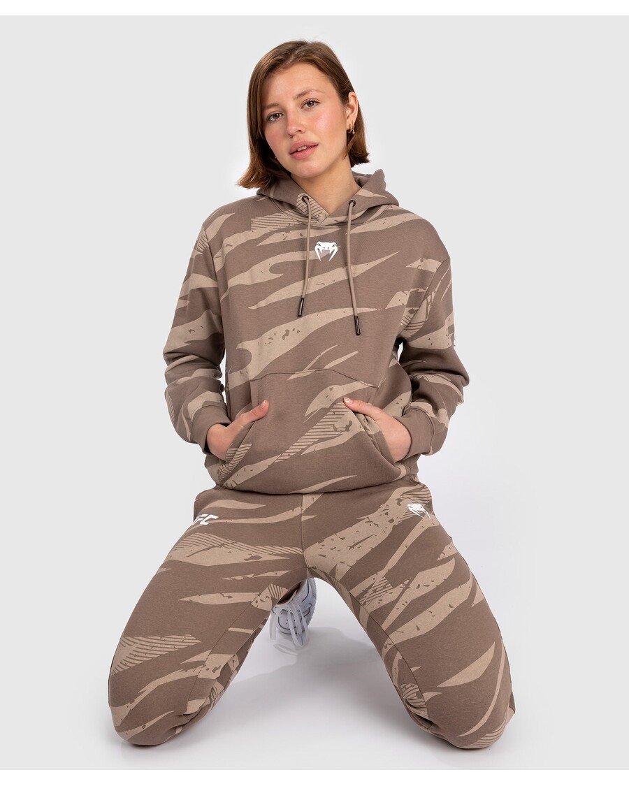 UFC Adrenalin Von Venum Fight Week Damen-Pullover-Kapuzenpullover – Desert Camo