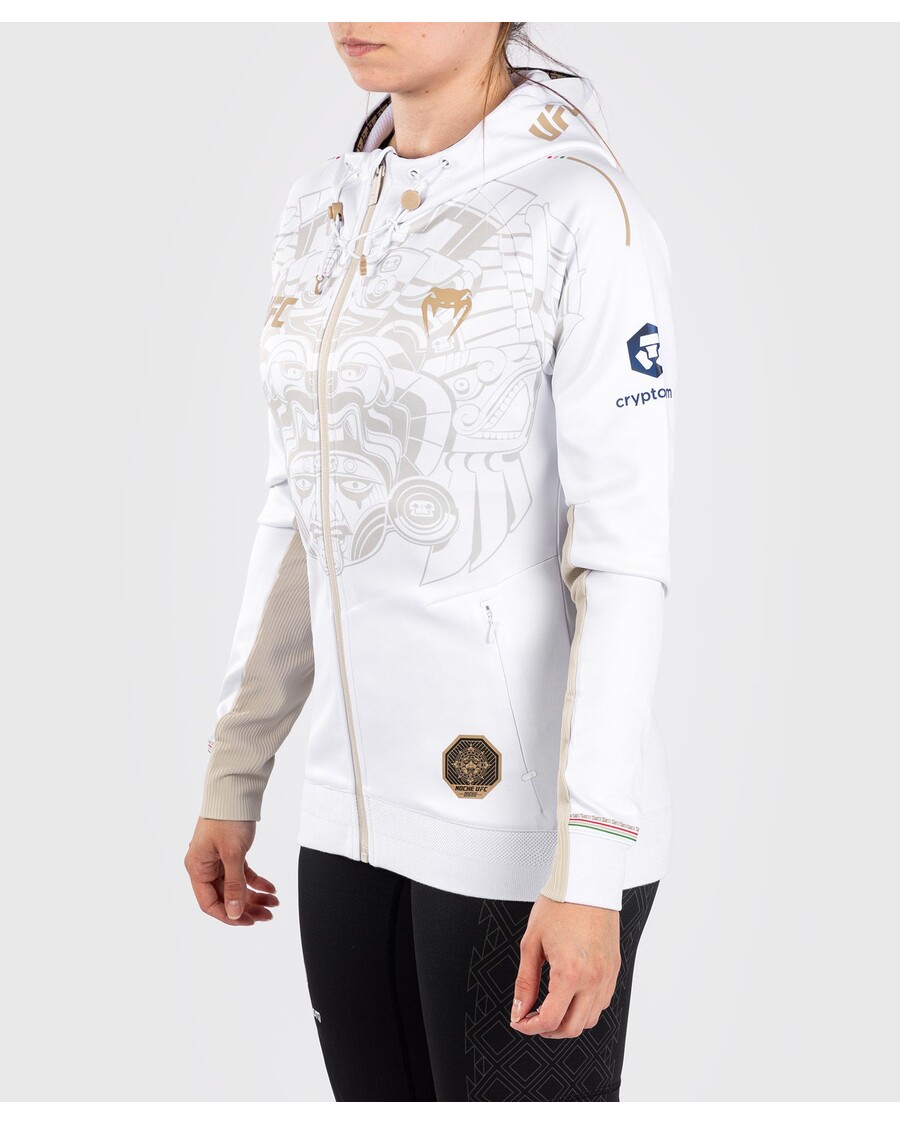 Noche Ufc By Venum オーセンティック ファイト ナイト レディース ウォークアウト パーカー - ホワイト