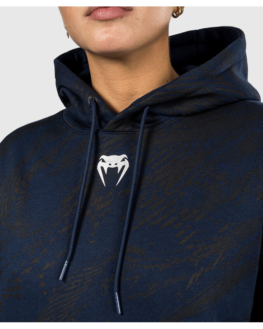 Ufc Fusion By Venum Fight Week קפוצ'ון נשים סוודר - כחול אוקיאני