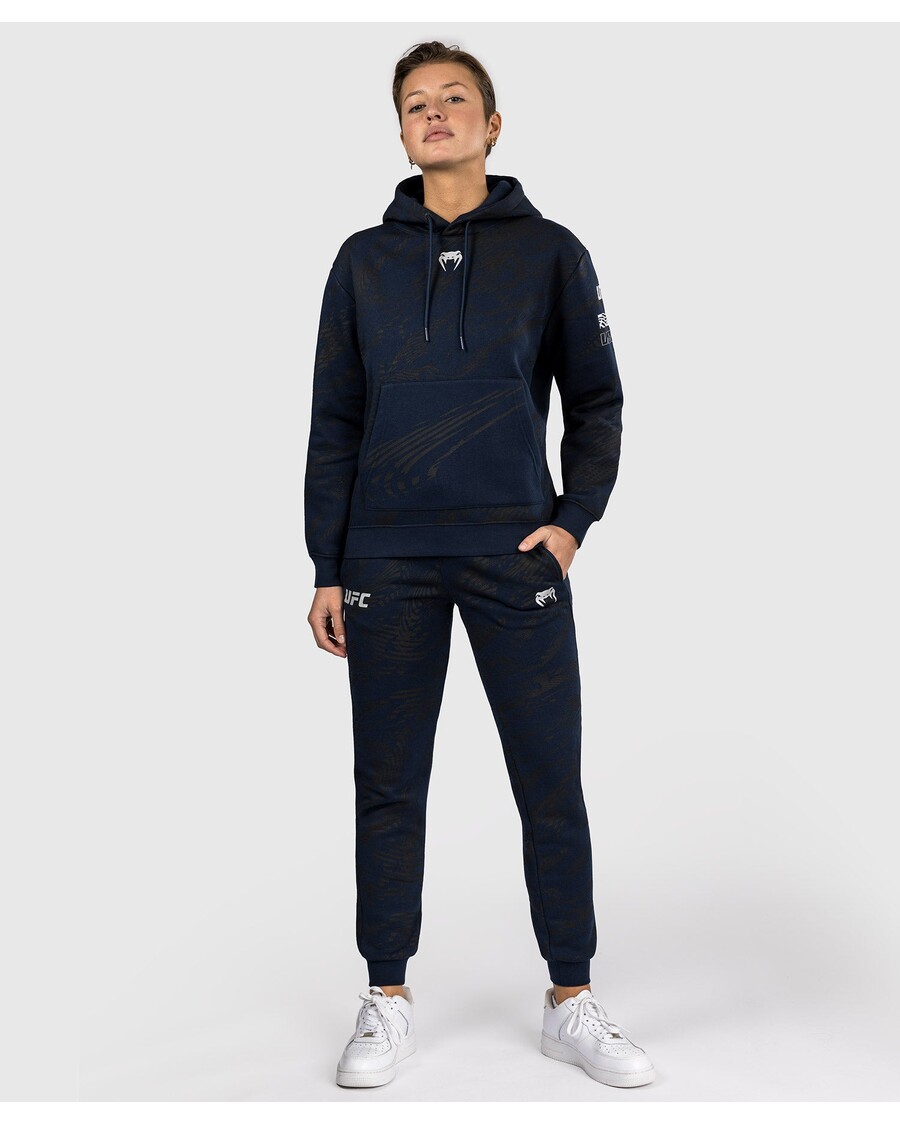 Ufc Fusion By Venum Fight Week קפוצ'ון נשים סוודר - כחול אוקיאני