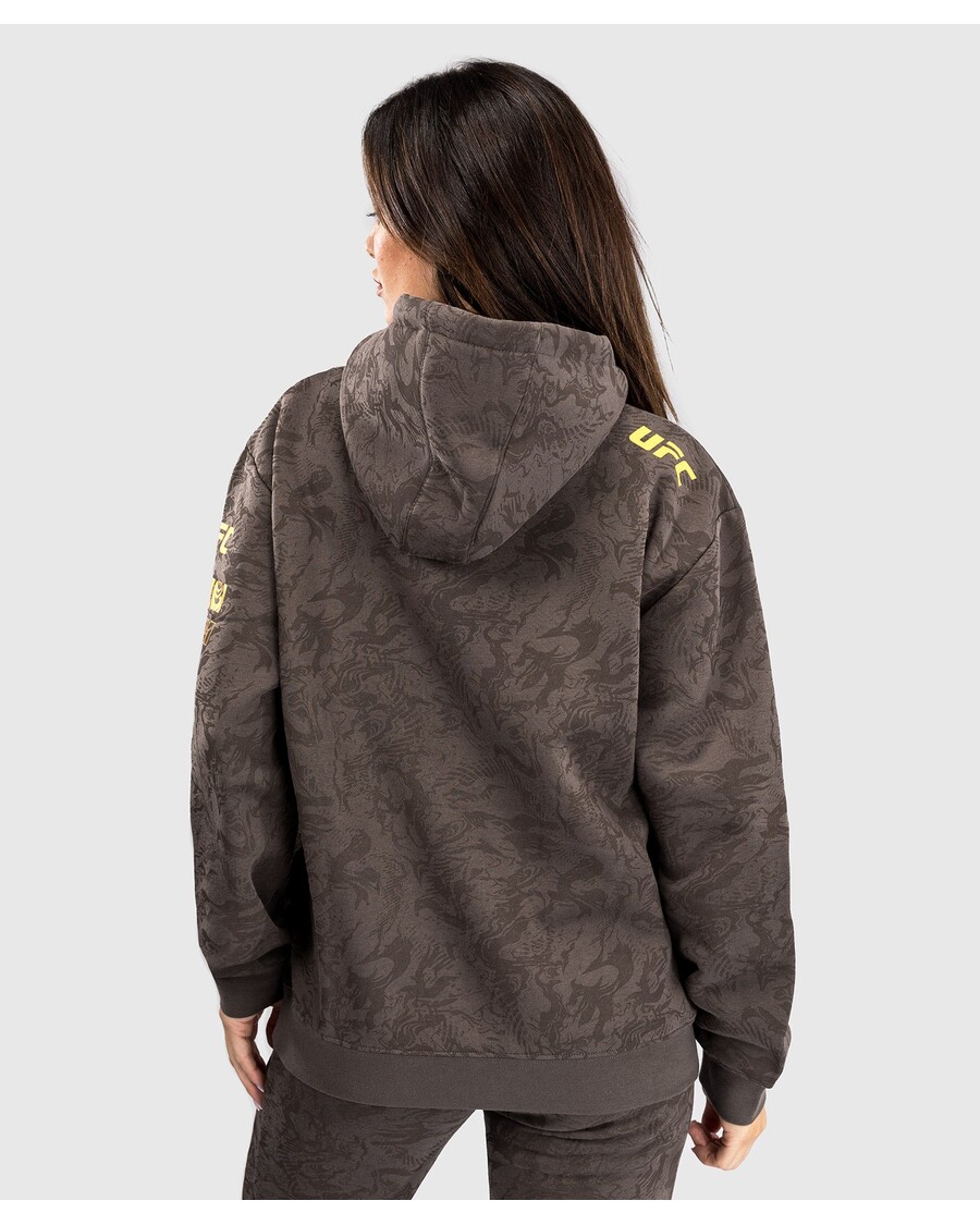 UFC Fusion by Venum Fight Week Women’s Pullover Hoodie - Earthen Brown