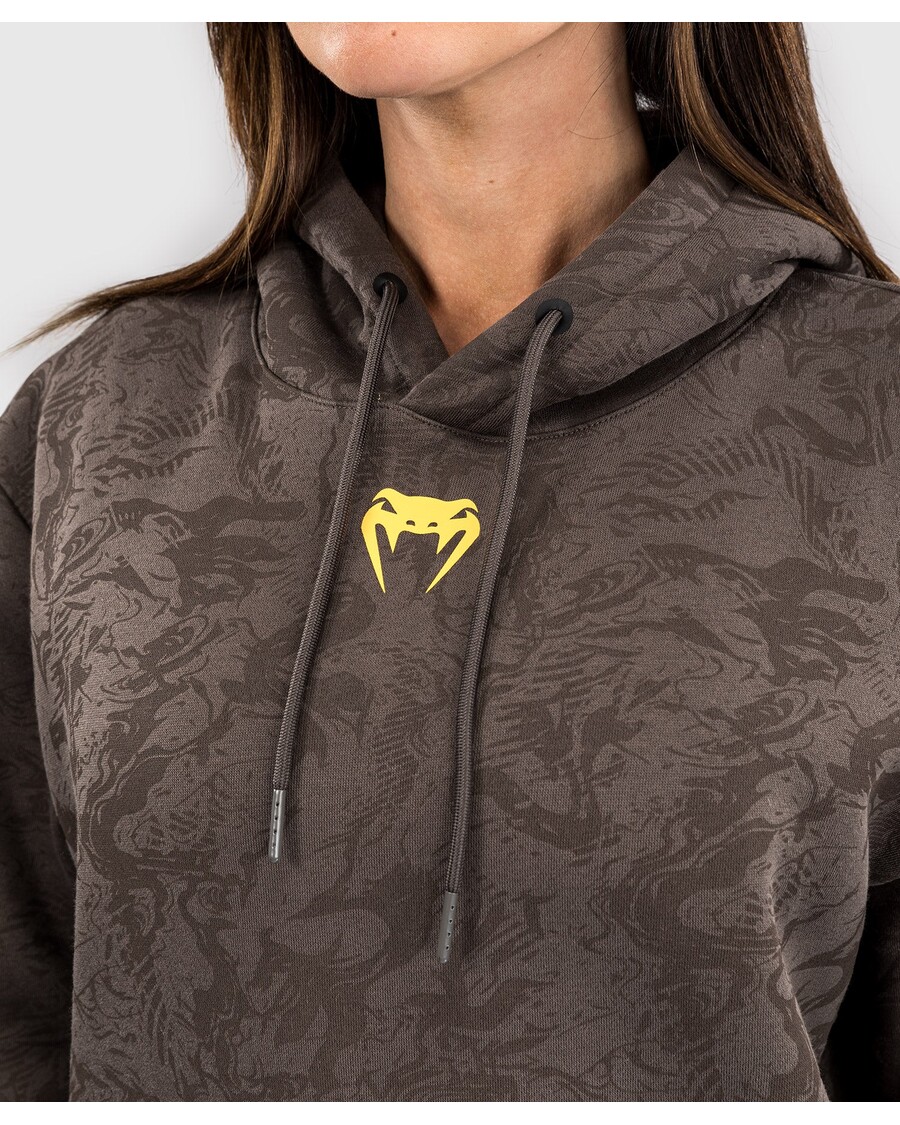 UFC Fusion by Venum Fight Week Women’s Pullover Hoodie - Earthen Brown