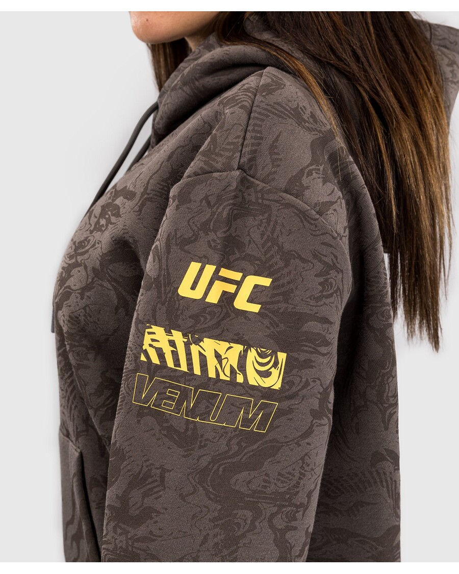 UFC Fusion by Venum Fight Week Women’s Pullover Hoodie - Earthen Brown