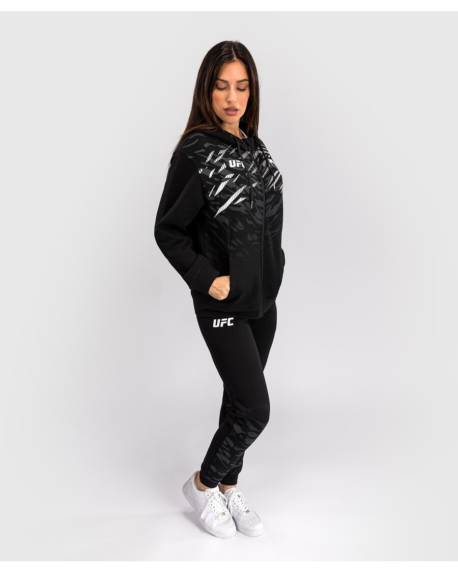 UFC フュージョン バイ ヴェナム レディース レプリカ ジップ パーカー - ブラック
