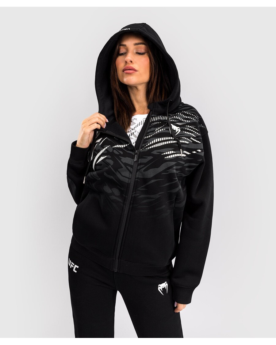 UFC フュージョン バイ ヴェナム レディース レプリカ ジップ パーカー - ブラック