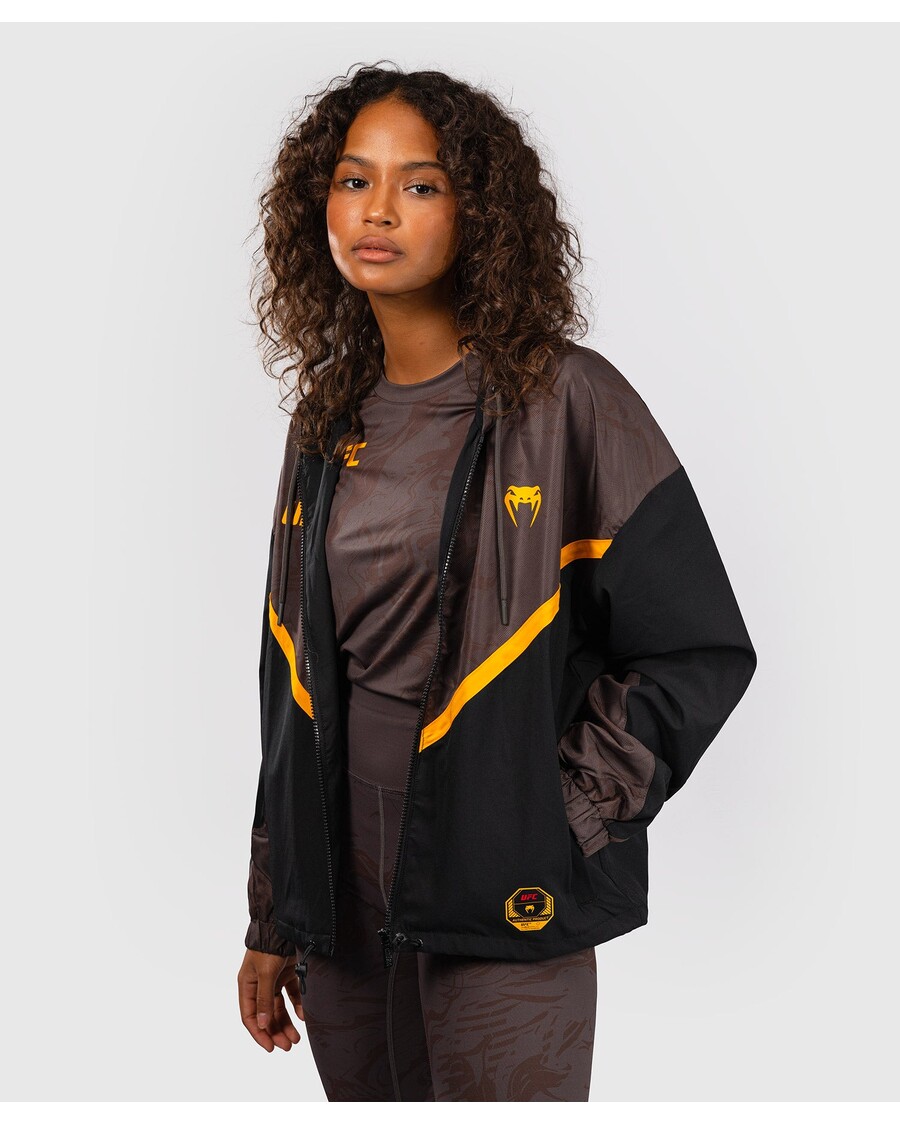 UFC Fusion by Venum Fight Week Women’s Zip Hoodie - Earthen Brown