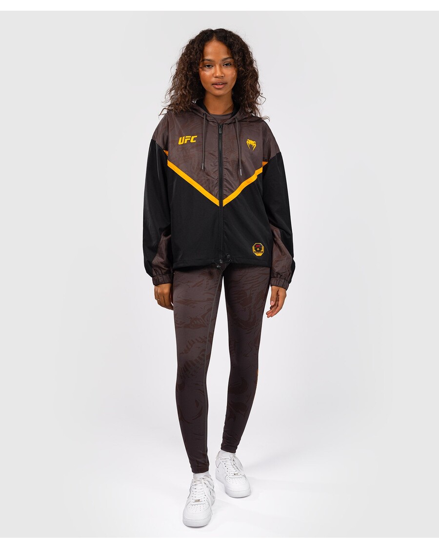 UFC Fusion by Venum Fight Week Women’s Zip Hoodie - Earthen Brown