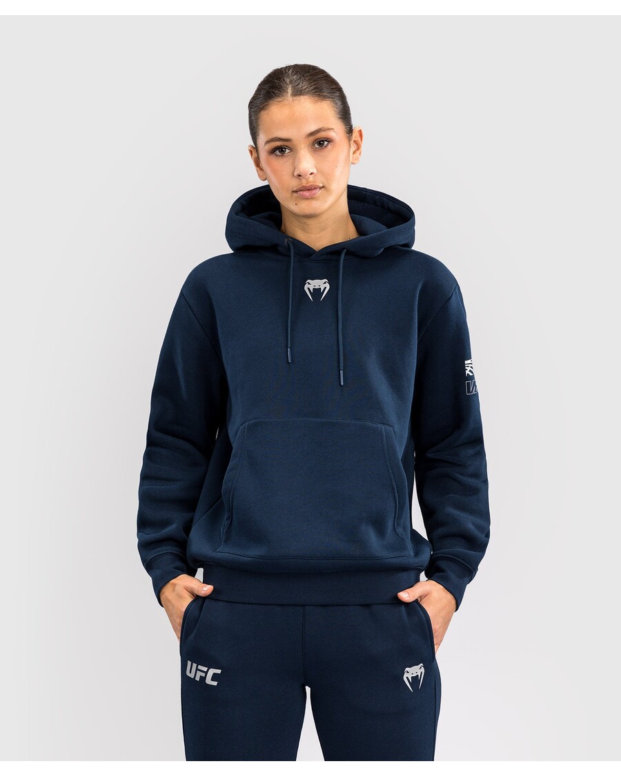 Hoodie Pullover Wanita Ufc Fusion By Venumfight Week - Biru Laut Solid