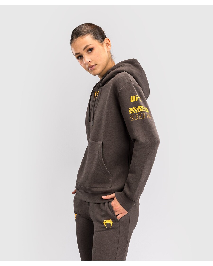 UFC Fusion by Venum Fight Week Women’s Pullover Hoodie - Solid Earthen Brown