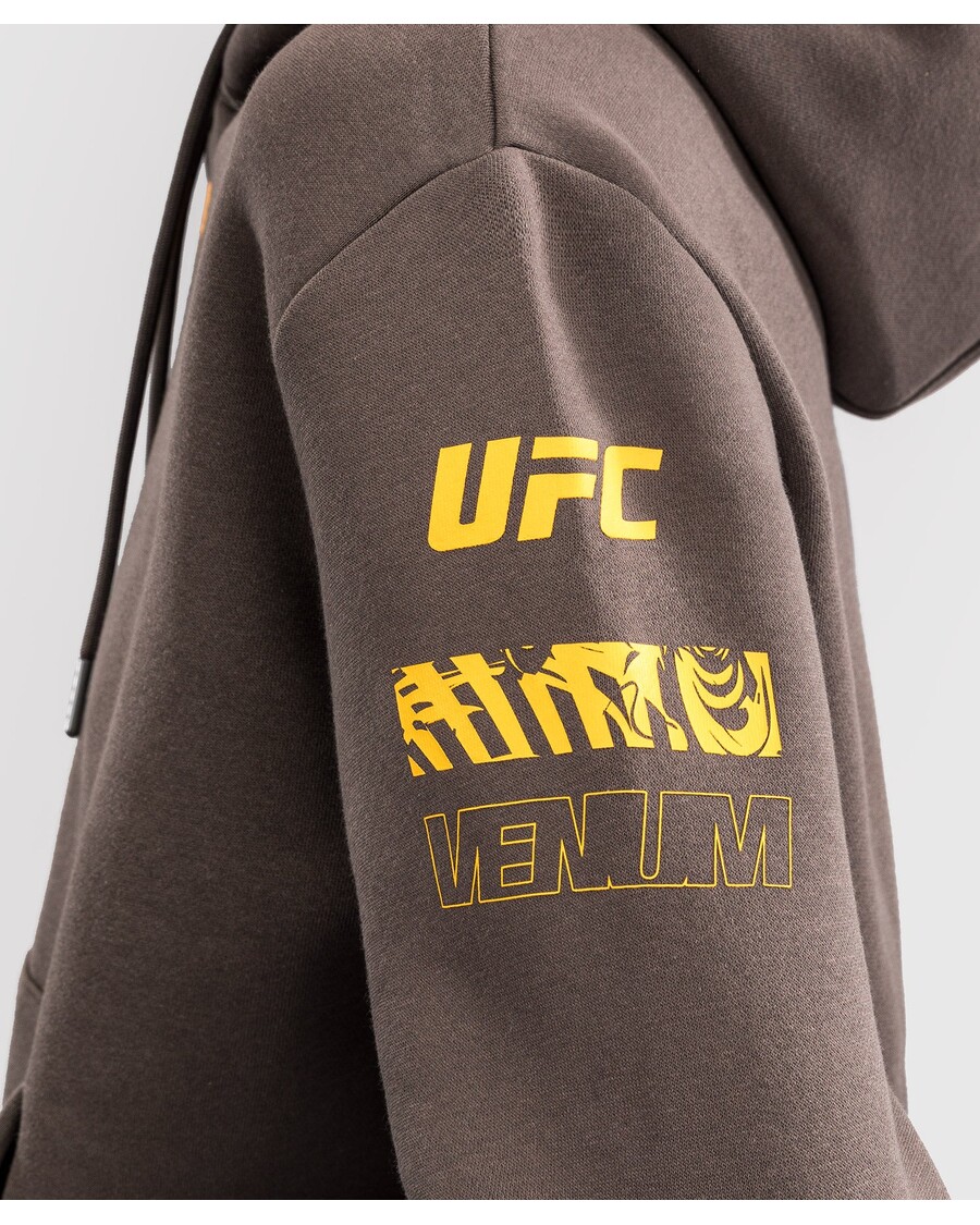 UFC Fusion by Venum Fight Week Women’s Pullover Hoodie - Solid Earthen Brown