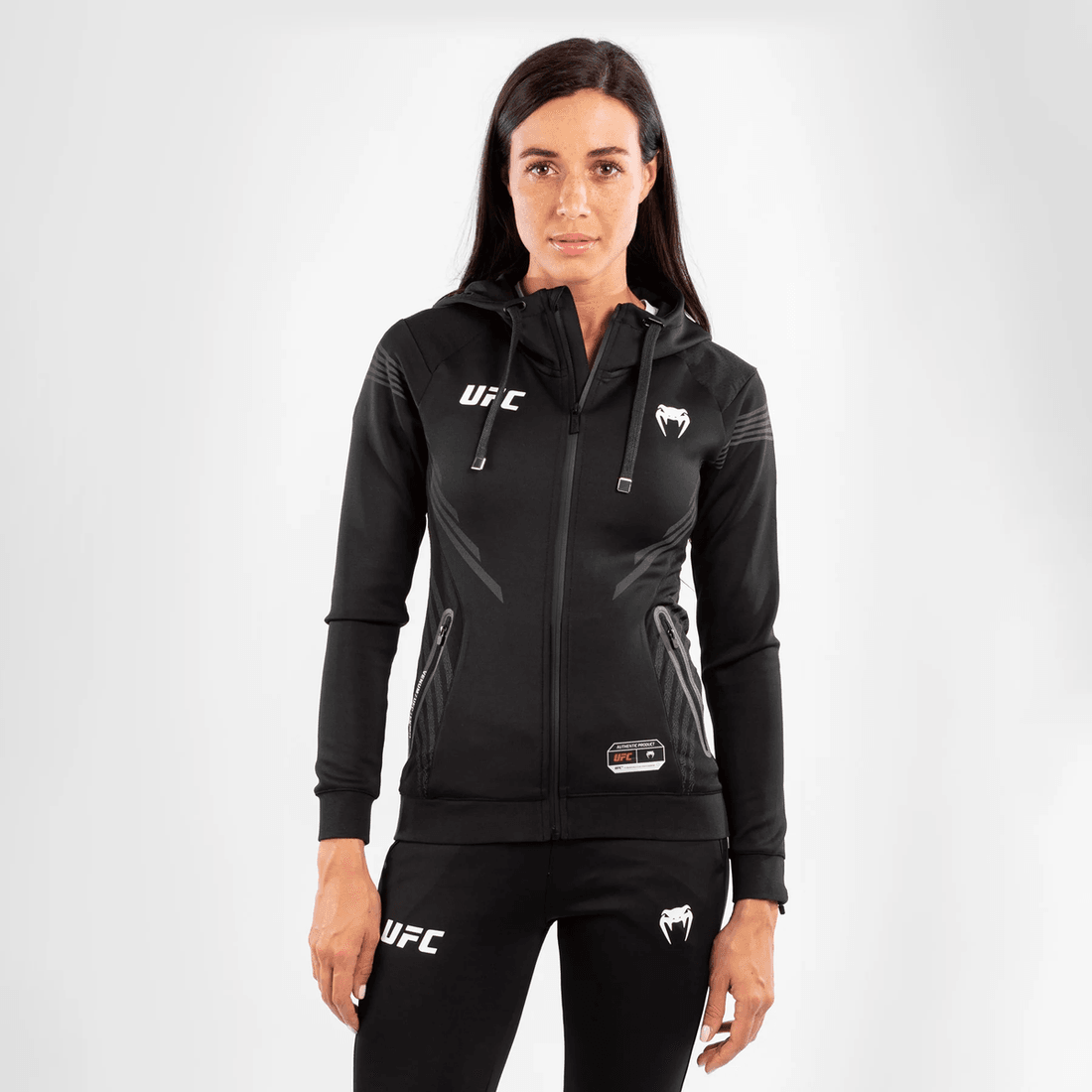 Ufc Venum Autentic Hanorac De Ieșire Pentru Femei - Negru