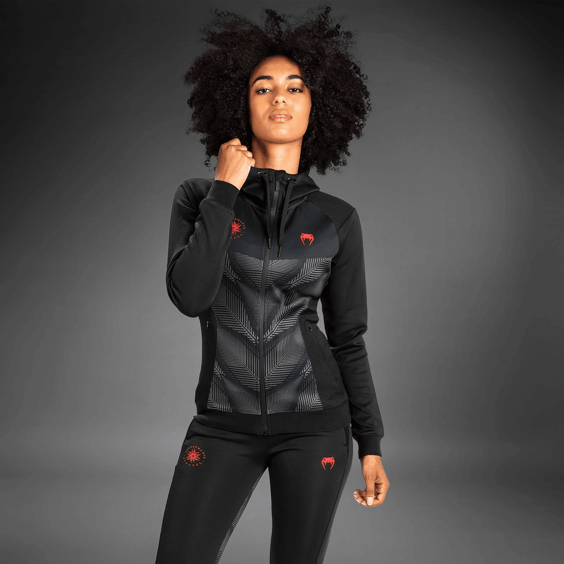 Venum Phantom Hoody - For Women - Black/Red