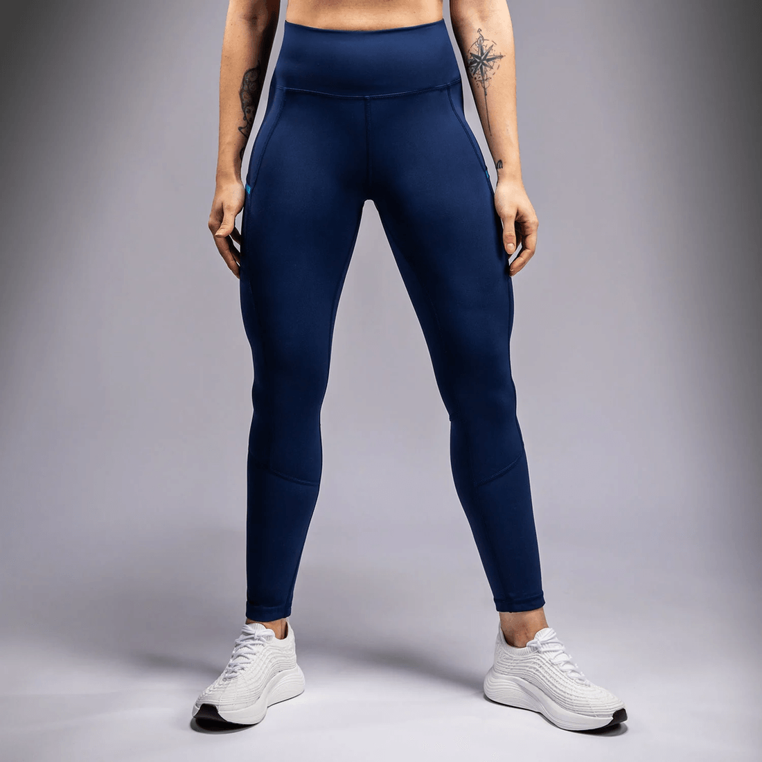 Venum x Top Rank Original Women's 7/8 Leggings - Navy Blue