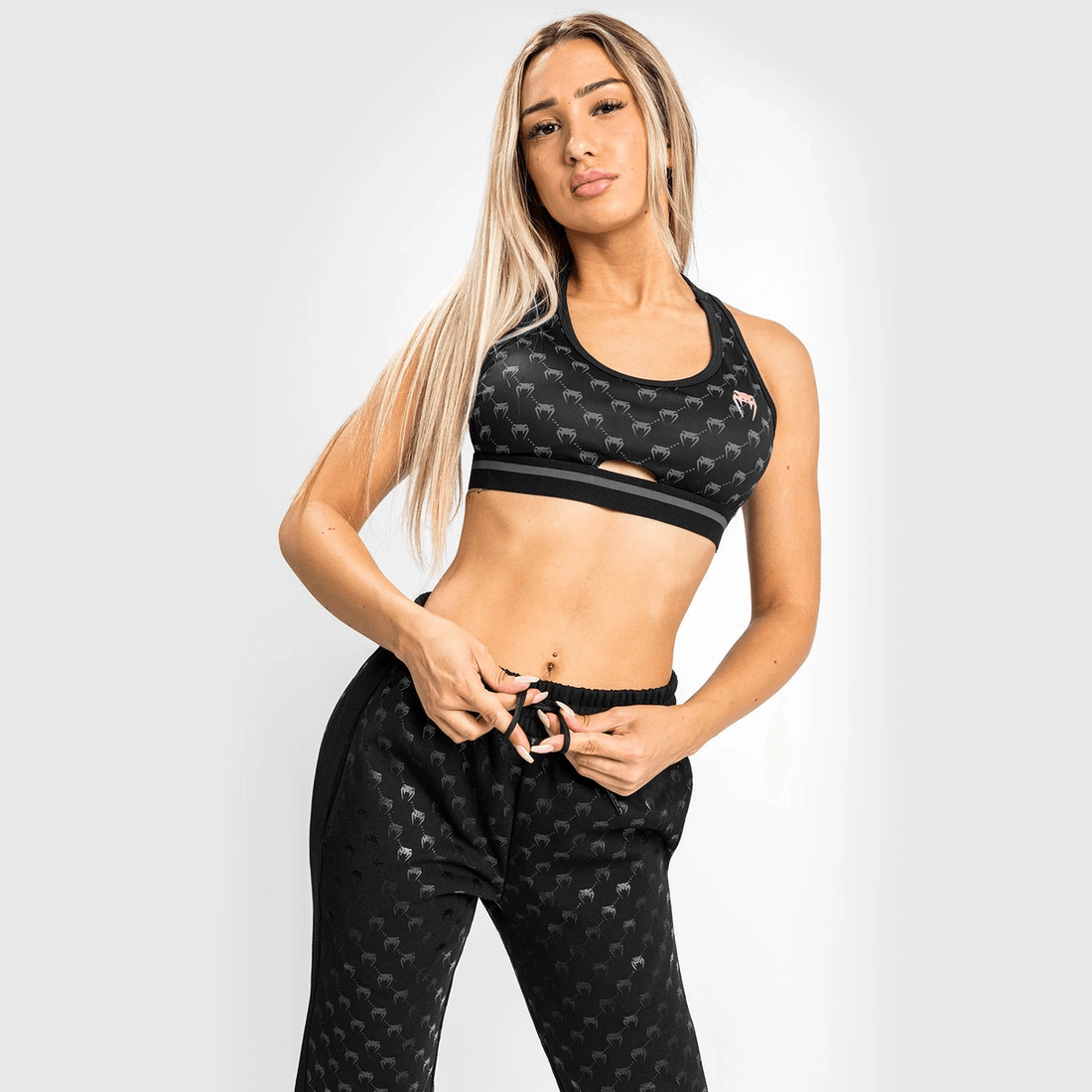 Venum Monogram Joggers - For Women - Black/Pink Gold