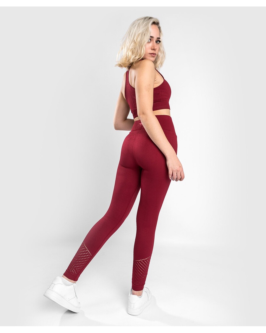 Venum スパーリング シームレス 7/8 レギンス - 女性用 - バーガンディ