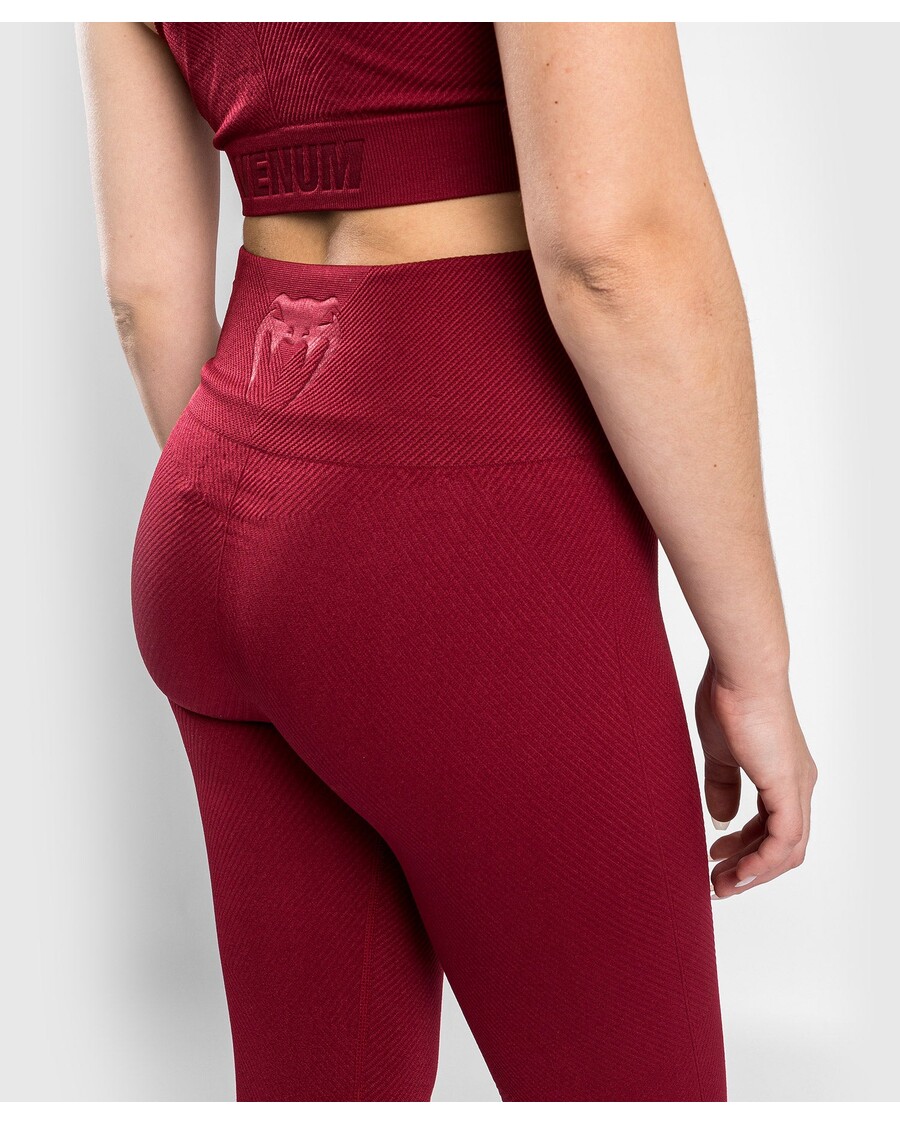 Venum スパーリング シームレス 7/8 レギンス - 女性用 - バーガンディ