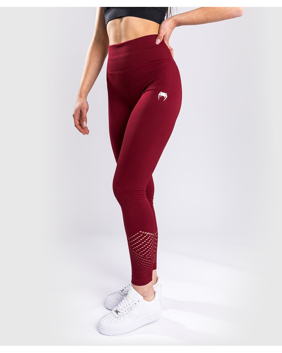 Venum スパーリング シームレス レギンス - 女性用 - バーガンディ