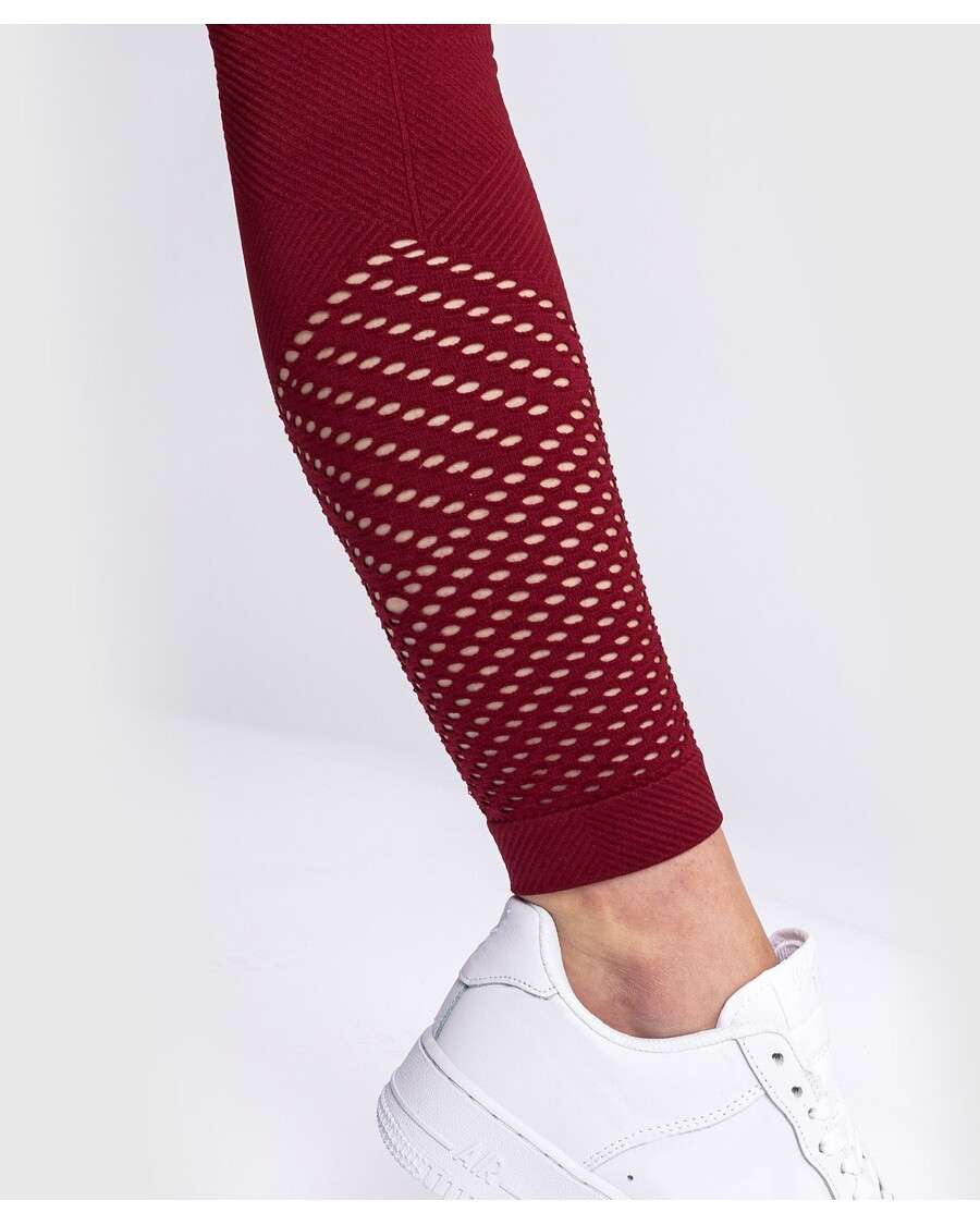 Venum スパーリング シームレス レギンス - 女性用 - バーガンディ